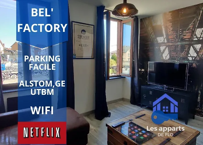 Les Studios De Flo' : The Bel'Factory 38 M² Wifi