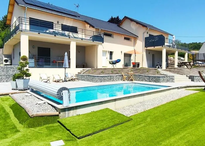 chambre 2 vue lac av piscine
