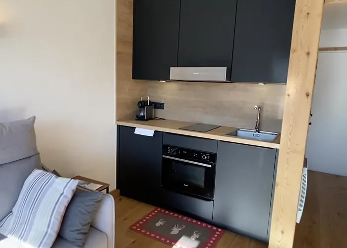 Studio lumineux avec vue sur le Mont Blanc