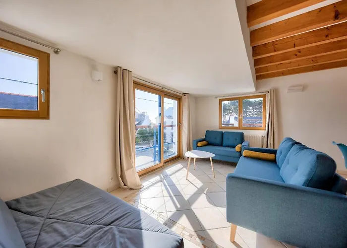 Vue mer - Maison pour 7 avec balcon