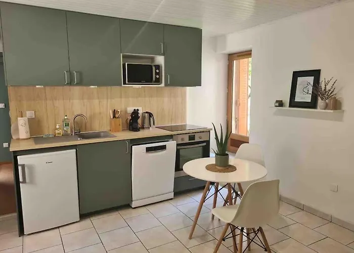 Joli appartement avec coin jardin