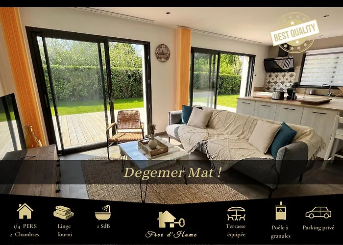 DEGEMER MAT ! 4* Cosy, Moderne, à 8 min des plages.
