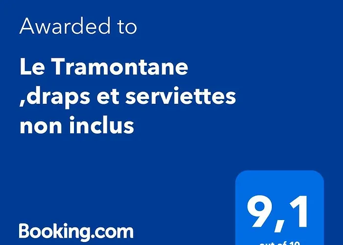 Le Tramontane ,draps et serviettes non inclus