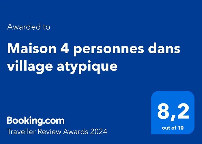 Maison 3 personnes dans village atypique
