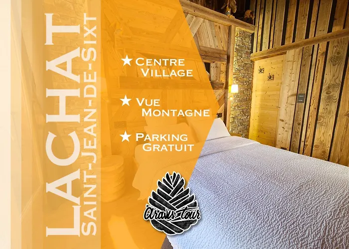 Studio Lachat - Centre village, vue montagnes - AravisTour