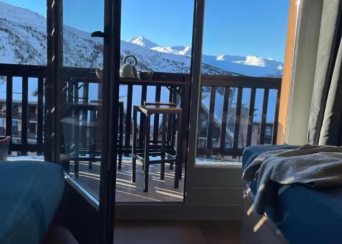 appartement le Chamois 312 Valmeinier 1900 piscine extérieur uniquement ouverte saison d été avec 1 chambre