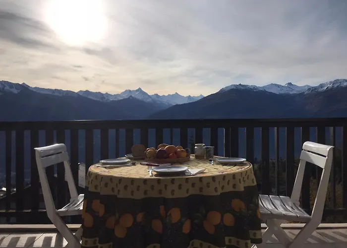 Crans Montana Spacious 80M2 Apartment With Stunning View & Bus Stop Outside