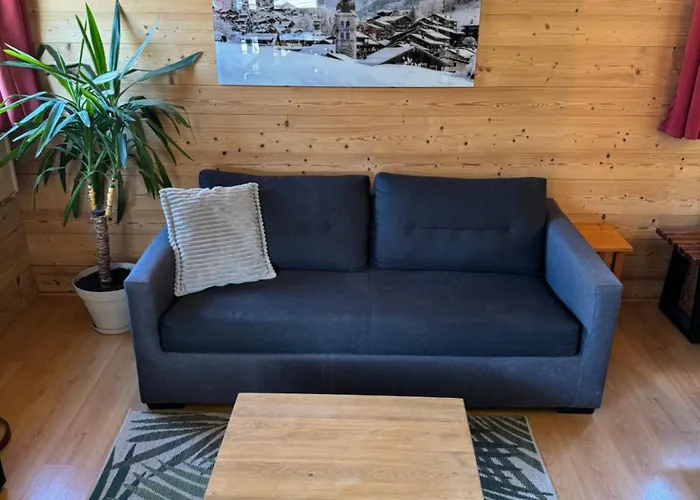 Appartement T2 ambiance chalet centre village proche des commerces et des pistes WIFI