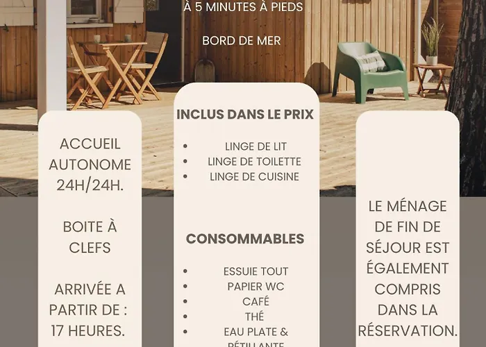 La Cabane de l'Estran au bord de mer
