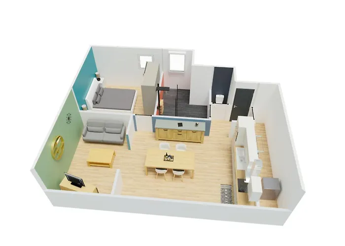 Charmant appartement 2 pièces proche de la mer