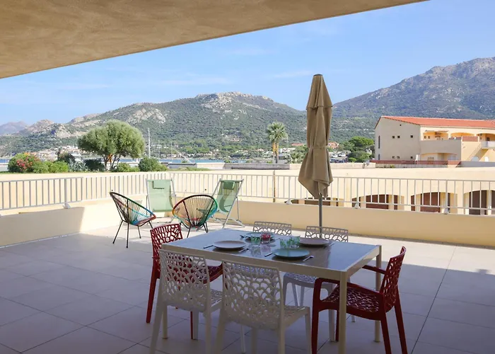 Appartement La Balagne , Bord de mer, Grande Terrasse, Sant'Ambroggio