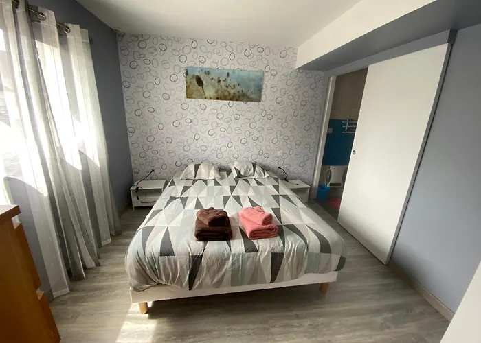 Maison 6 personnes, 3 chambres, près de la mer, au calme