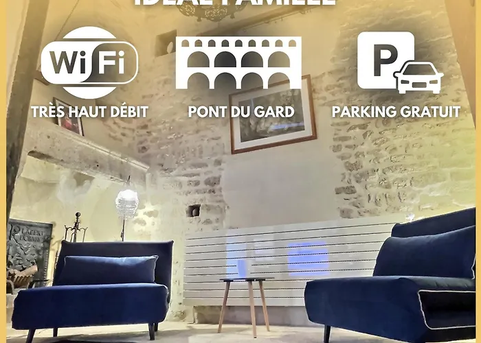 Chez Lydia - Loft cosy, départ canoë à pied, Proche Pont-du-Gard et Uzès