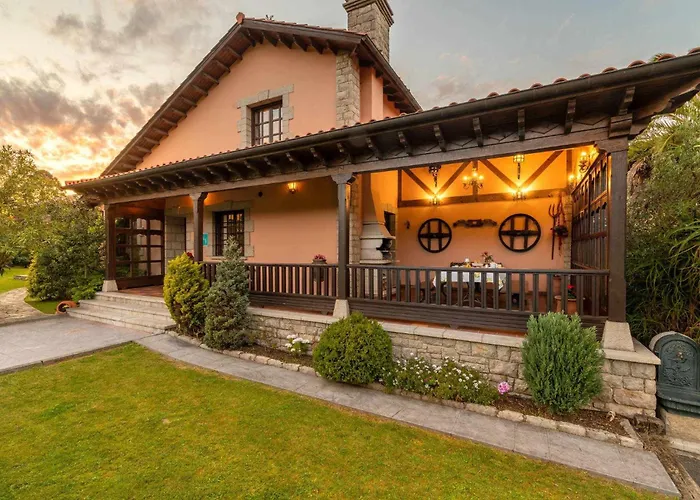 Casa En La Costa Con Wifi Jardín Y Barbacoa