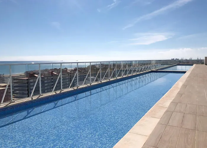 Global Vacacional, Moderno Apartamento Con Piscina Y Terraza En La Playa De Canet