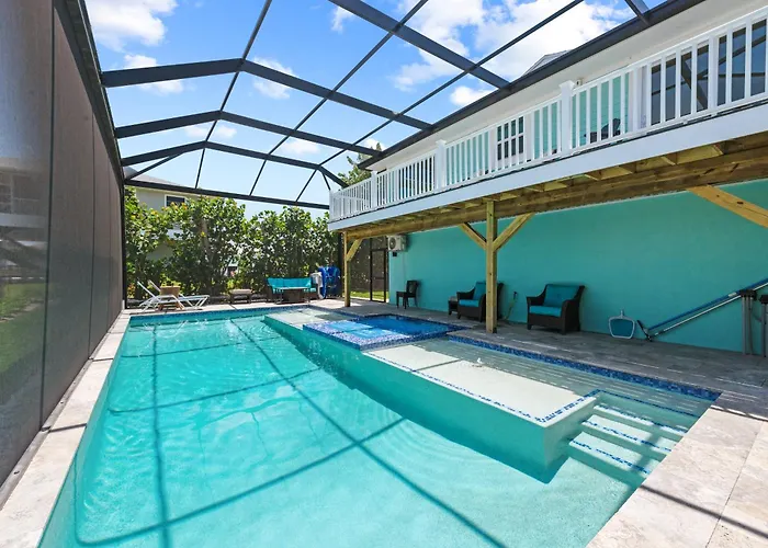 Heated Pool Home Steps To The Beach