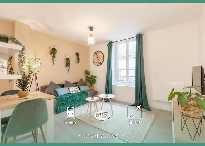 Sweethost - L'Amazone - T2 Proche Gare & Disneyland