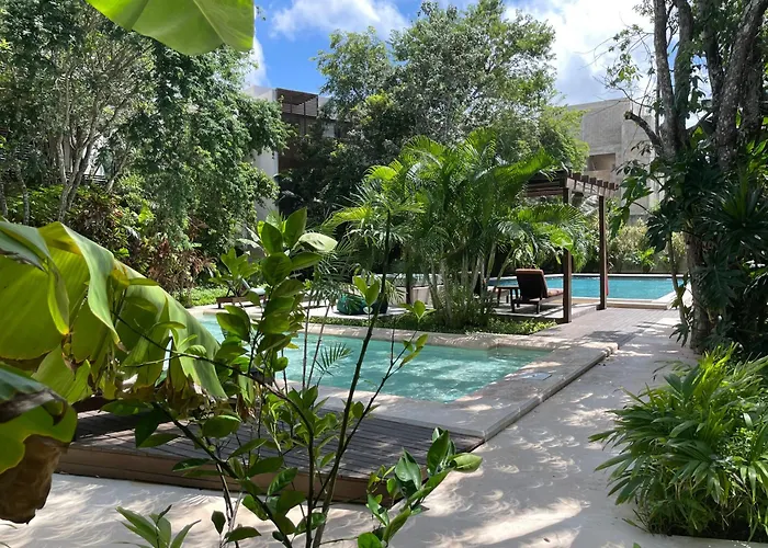 Hotel with pool: Panacea Condo Tulum