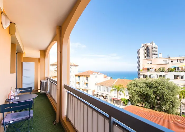 Monaco à pied - Spacieux appartement - Balcon - CA