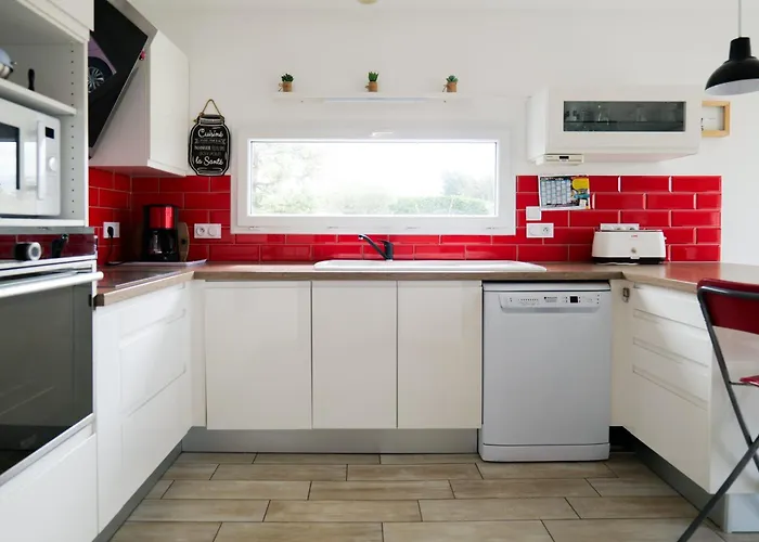Jolie maison en bois à 2 kms de la plage de Brem Sur Mer - 6 personnes