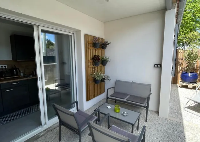Maison chaleureuse avec terrasse privative proche de la gare et du centre-ville