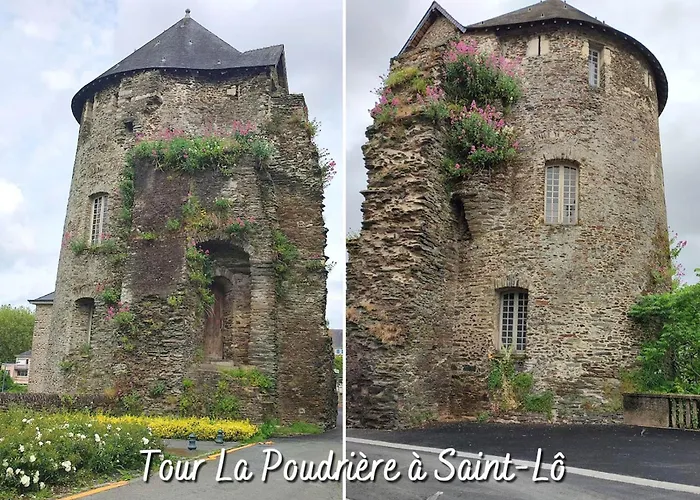 L'Intimiste A Saint Lo - Atypique - Studio Duplex Prive Tout Equipe - Gare - Centre - Parking Gratuit - Entree Autonome - Chambre En Mezzanine - Wifi - Netflix - Lave-Linge