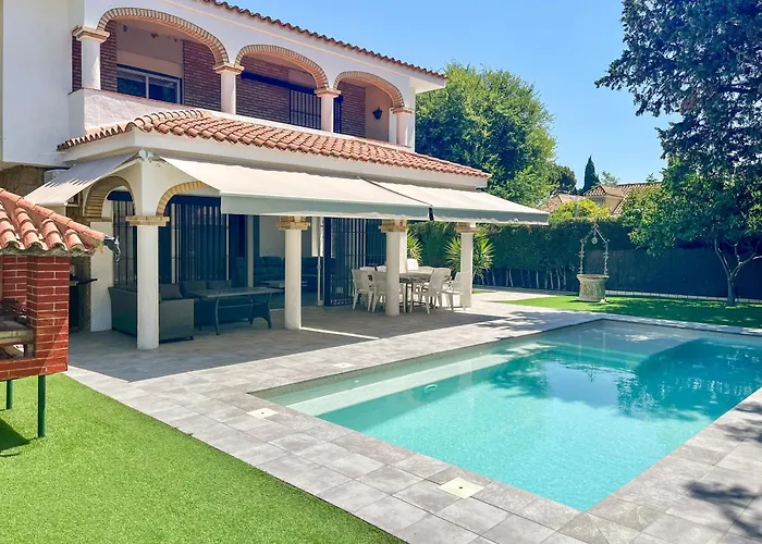 Alamos Jerez I Piscina Salada Climatizada I BBQ I Jardines I 850m2