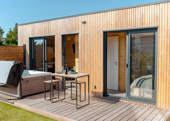 Le Laponya - Chalets climatisés avec SPA&Borne de recharge
