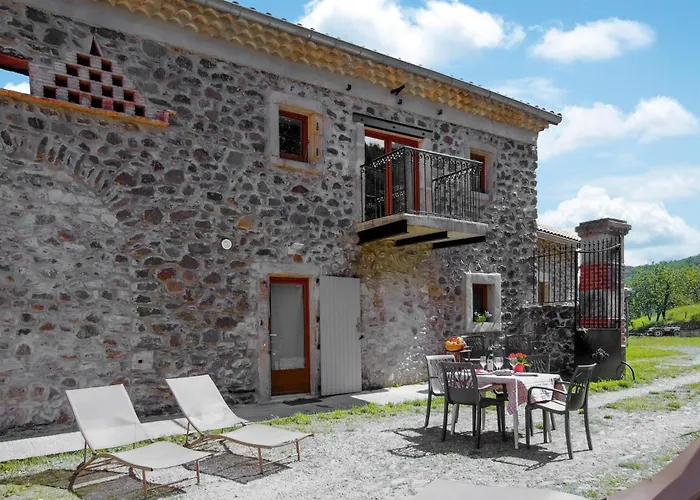 Lovely Home In Privas With Sauna