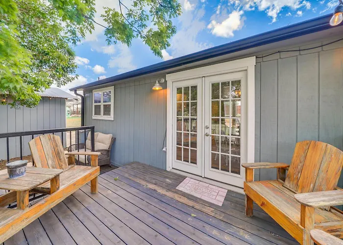 On-Site River Access: Medina Vacation Rental