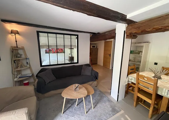 LE MONTAGNARD bel appartement avec jardin dans vieille ferme de montagne rénovée