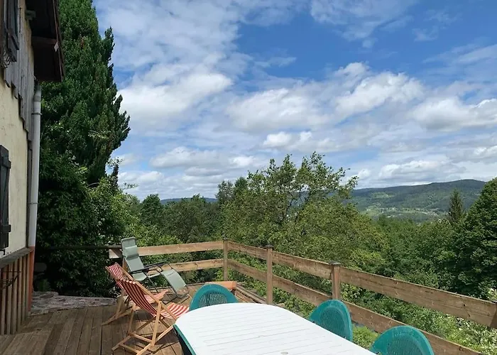 Gîte Au bout des Mynes avec vue panoramique