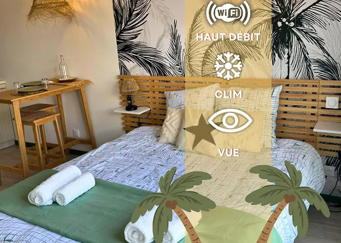 Oasis - Wifi, Clim, Vue, Équipé