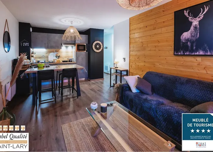 Magnifique appt NEUF 6 pers - vue montagne St Lary - curistes ok