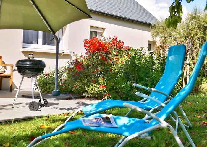 LocaLise - M8B - Ty Katell-Roz - Maison de plain-pied avec un terrain entièrement clos à quelques pas de la plage et du centre - Wifi inclus - Draps inclus - Animaux bienvenus