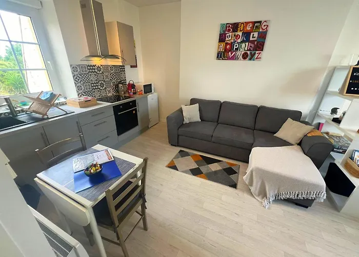Beau Studio avec vue sur Mer et parking gratuit