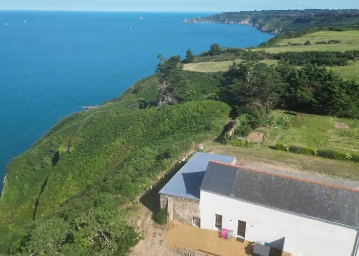 Maison vue exceptionnelle mer sur les falaises de Plouha, Côtes d'Armor