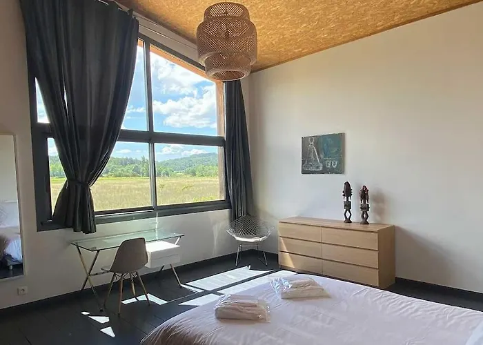 Maison Contemporaine vue Mont Ventoux