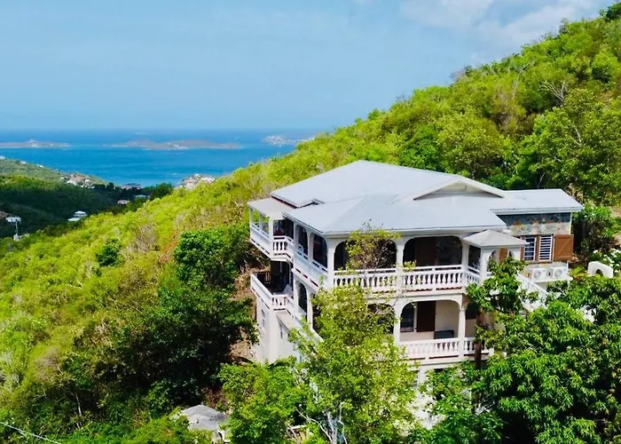 St John Usvi Hillside Villa 7 Min Drive To Cruz Bay
