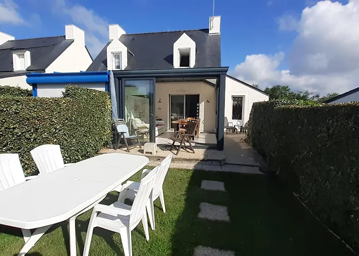 Agréable maison, jardin clos, 200m plage