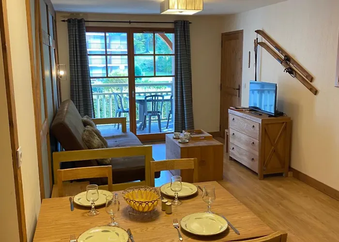 Appartement T2+coin nuit 6 pers résidence de Cami Real au centre du village de saint Lary Soulan avec piscine intérieure+ sauna et hammam