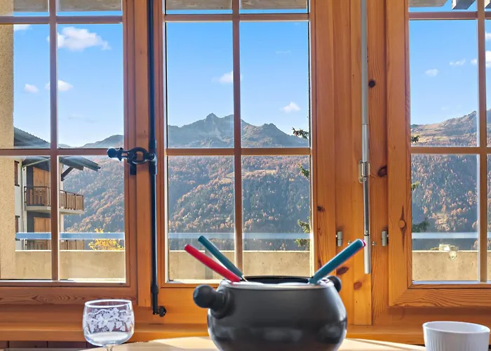 Chaleureux studio avec vue époustouflante