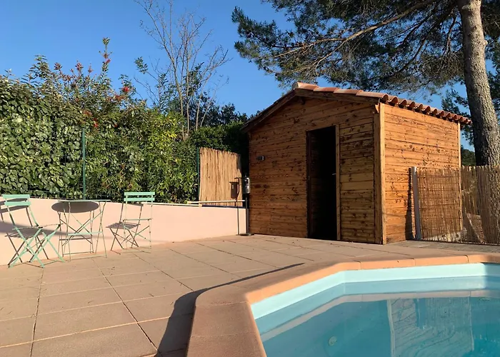 Logement avec piscine, sauna et vue imprenable