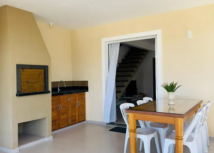 Casa na praia em SC com Wi-Fi e churrasqueira