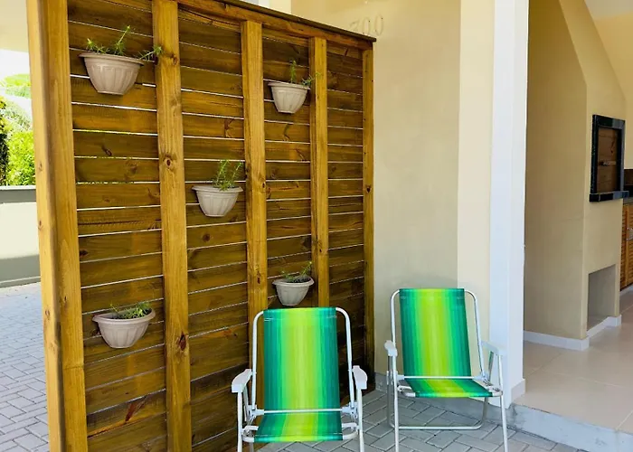 Casa na praia em SC com Wi-Fi e churrasqueira