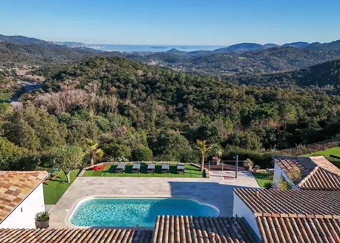Superbe Villa avec vue mer sur baie de Cannes