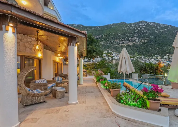 Villa Panorama, Kalkan, Private Pool, Panoramic Sea View