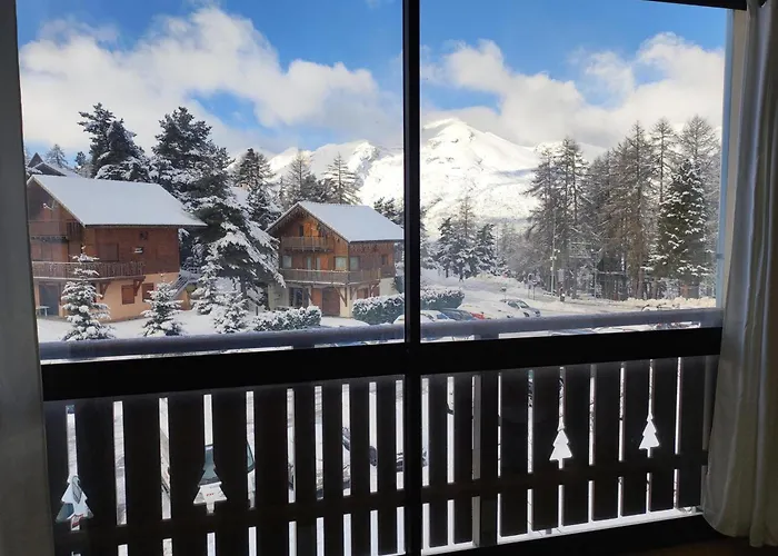 Studio ski-in ski-out à La Joue du Loup - FR-1-504-691