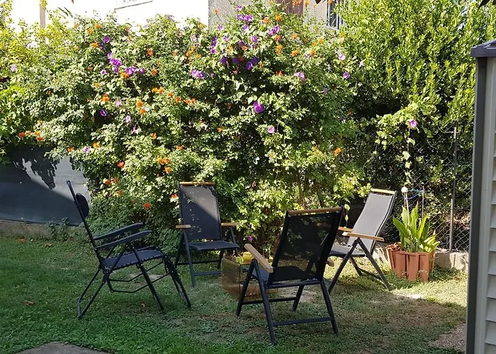 Superbe T2 avec jardin, piscine-enfant et parking
