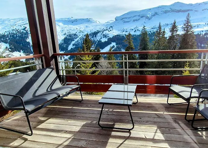 Appartement Premium à Flaine, altitude 1740 m, 8 à 10 personnes, au pied des pistes, piscine, jacuzzi, sauna, hammam et salle de sport